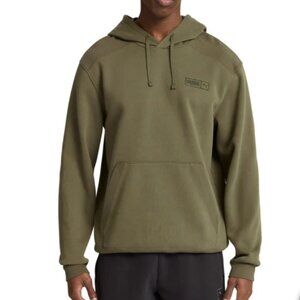 Mens fleece hoodie olive